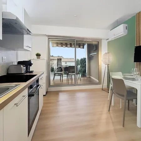Bleu Azur T2, 4p, Pk, Ac, Piscine Terrasse, Apartamento